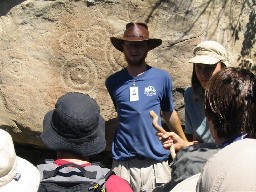 Petroglyphs at Indian Writings